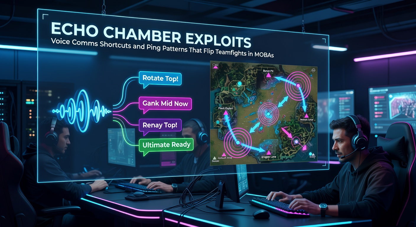 Close-up of a MOBA minimap overlaid with strategic ping patterns during a pivotal teamfight setup